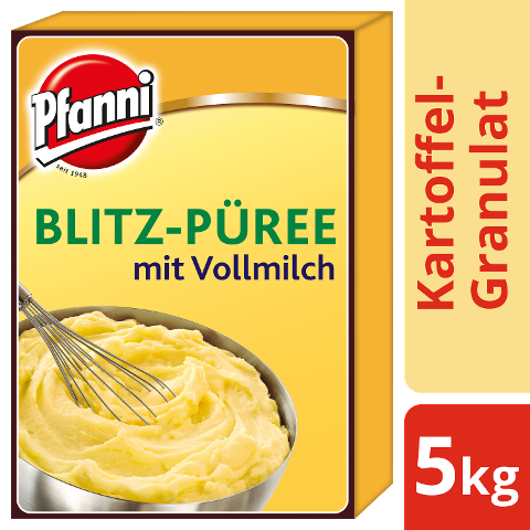 Pfanni Kartoffel-Granulat Blitz-Püree mit Vollmilch 1 x 5 kg
