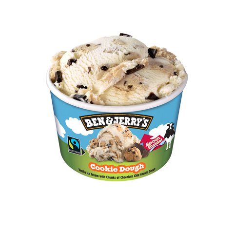 Ben & Jerry's Cookie Dough Eis-Becher 100ml - 