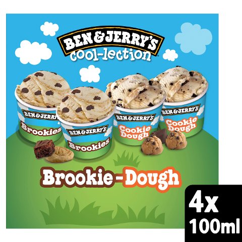 Ben&Jerry's Brookie Dough Coolletion MP 4x100ml - 