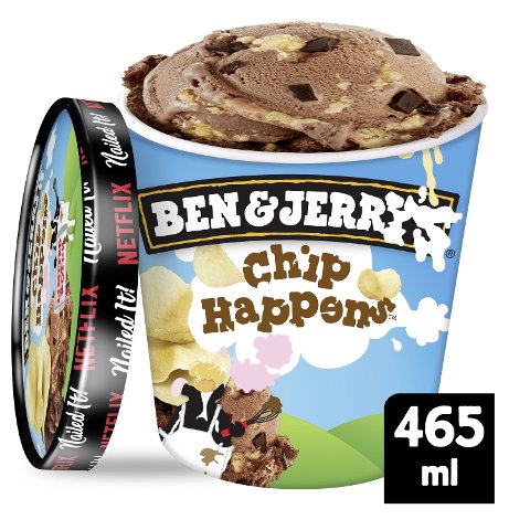 Ben & Jerry's Netflix Chip Happens Eis Becher 465 ml - 