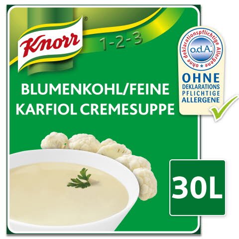 Knorr Blumenkohl/ Feine Karfiol Cremesuppe 2,7 KG - 