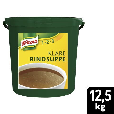 Knorr Klare Rindsuppe Mit Suppengrun 12 5kg