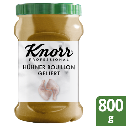 Knorr Professional Hühner Bouillon geliert 800 g  - KNORR Professional Bouillons geliert. So gut wie selbst gemacht.