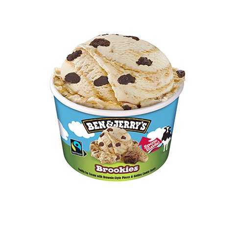 Ben &Jerry's Mini Cup Brookie Cookie 100ML - 