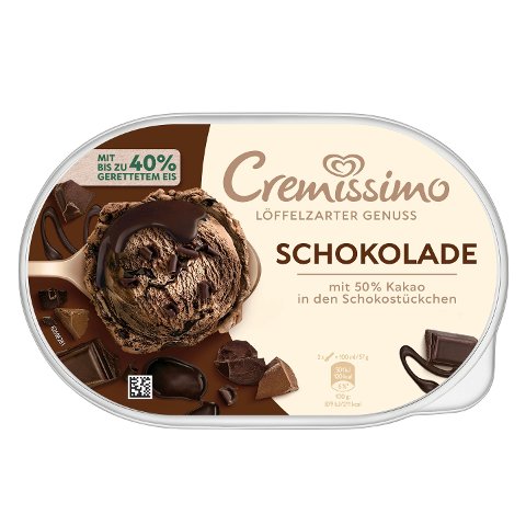 Cremissimo Schokoladen Eis 825 ml - 