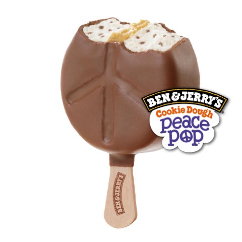 Ben & Jerry's Cookie Dough Peace Pop Eis am Stiel 80 ml - 