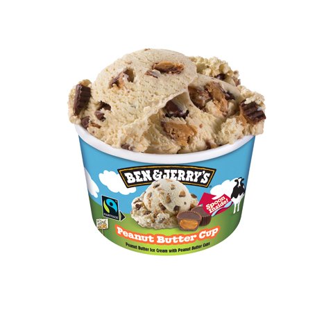 Ben & Jerry's Peanut Butter Cup Eis Becher 100 ml - 