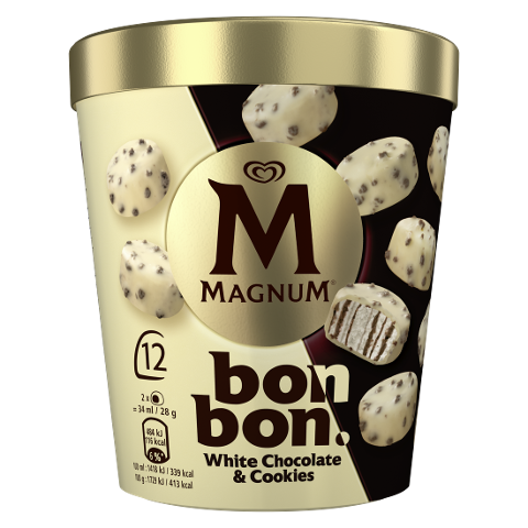 Magnum bonbon White Chocolate & Cookies 12 x 17 ml - 