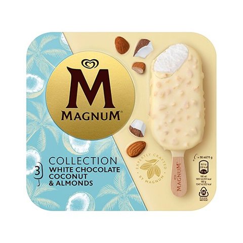 Magnum Collection White Chocolate Coconut 3 x 90 ml - 