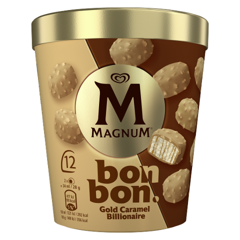 Magnum bonbon Gold Caramel Billionaire 12 x 17 ml - 