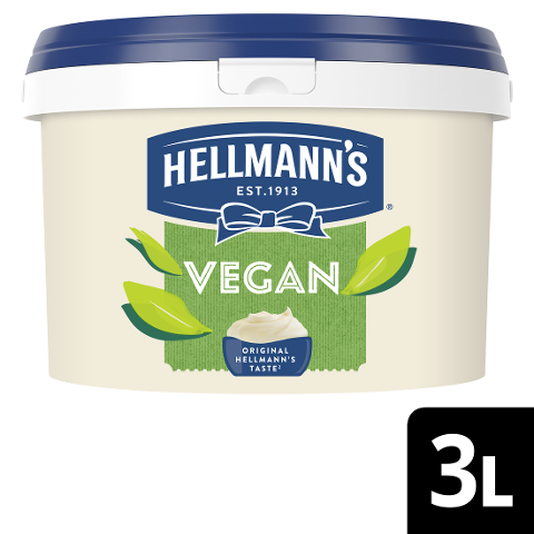 Hellmann's vegan 3 L  - Hellmann's Original Mayo Geschmack - jetzt für alle!