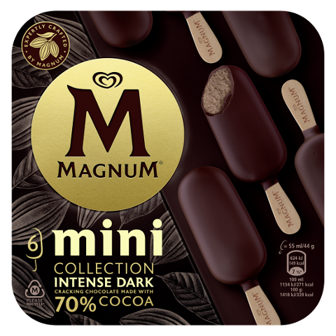 Magnum Mini Premium Collection Intense Dark 6 x 55 ml - 