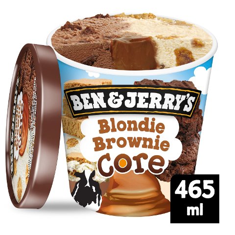 Ben & Jerry's Blondie Brownie Eis Becher 465 ml - 