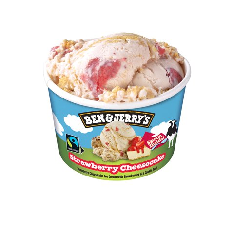 Ben & Jerry's Strawberry Cheesecake Eis Becher 100 ml - 