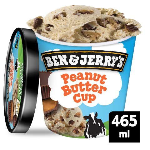 Ben & Jerry's Peanut Butter Cup Eis Becher 465 ml - 