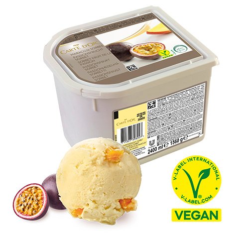 Carte D'Or Sorbet Passionsfrucht 2,4l Eiswanne - 