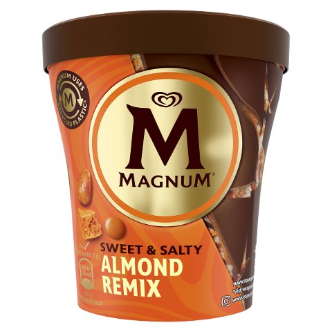 Magnum Sweet & Salty Almond Remix Eis Becher 440ml - 