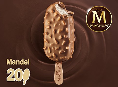Magnum Mandel Eis am Stiel 120ml - 
