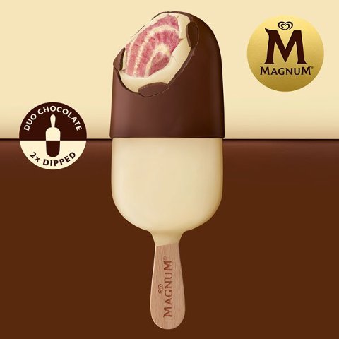 Magnum White Chocolate and Berry Remix Eis am Stiel 85 ml - 