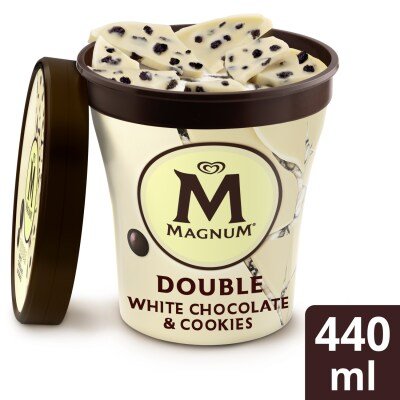 Magnum White Chocolate & Cookies Eis Becher 440 ml - 