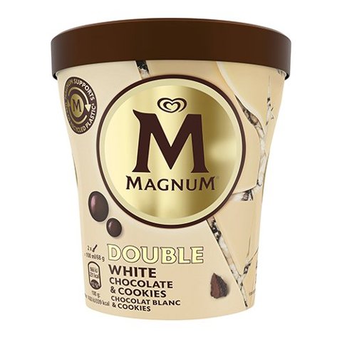 Magnum White Chocolate & Cookies Becher 440 ml - 