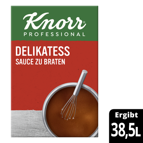 Knorr Professional Delikatess Sauce zu Braten 3 kg - Knorr Delikatess Sauce zu Braten:  Vegan – sowie einfach und schnell zubereitet.