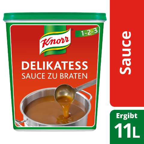 Knorr Delikatess Sauce zu Braten 1 KG - Knorr Delikatess Sauce zu Braten:  Vegan – sowie einfach und schnell zubereitet.