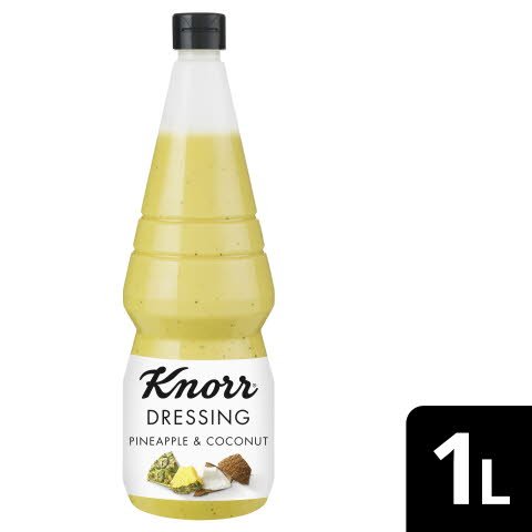KNORR Dressing and More Pineapple & Coconut 1L - Knorr Dressing and More –einzigartige Zutatenkombinationen für aufregenden Geschmack.