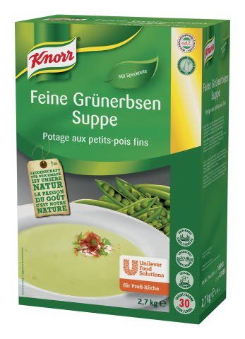 Knorr Professional Feine Grünerbsen Suppe 2,7 kg  - 