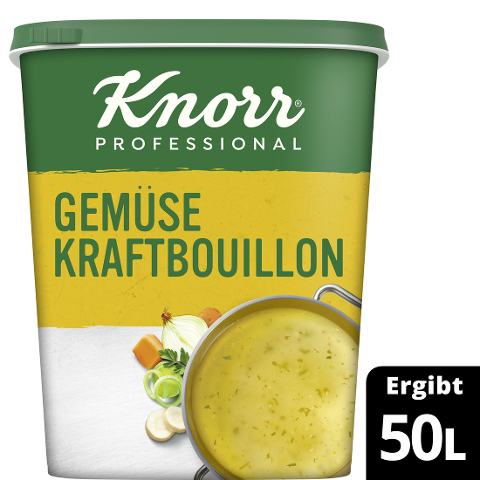 Knorr Professional Gemüse Kraftbouillon mit Suppengrün 1 kg - Knorr Professional Gemüse Kraftbouillon - mit 100% natürlichen Zutaten und 20 % mehr Gemüse*