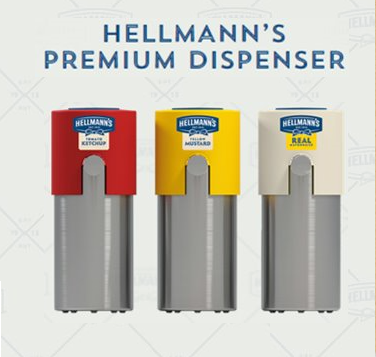 Hellmann's Dispenser für Tomato Ketchup - 