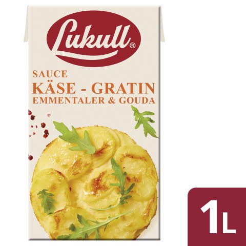 LUKULL Käse-Gratin-Sauce 6X1L - 
