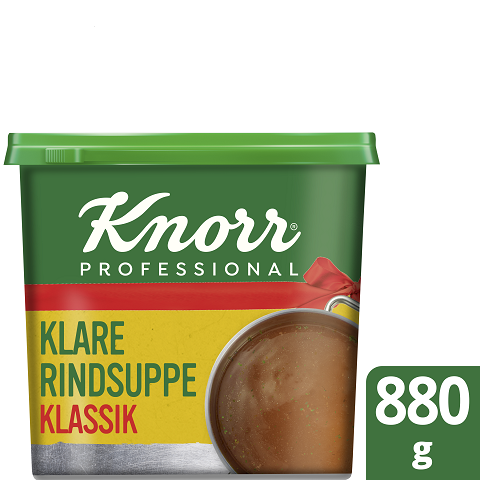 Knorr Professional Klare Rindsuppe Klassik mit Suppengrün 880 g - 