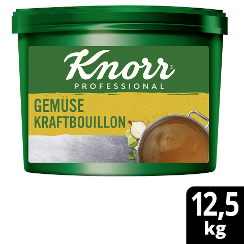 Knorr Professional Gemüse Kraftbouillon mit Suppengrün 12,5 kg - Knorr Gemüse Kraftbouillon –vielseitig einsetzbar.