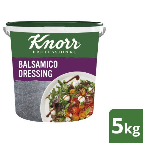 Knorr Dressing Balsamico 1x5kg Eimer - Knorr Dressings –vegetarisch und sofort einsetzbar.