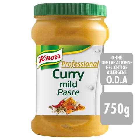 Knorr Professional Gewürzpaste Curry Mild 750 g  - Knorr Professional Gewürzpasten sind immer sofort einsetzbar.