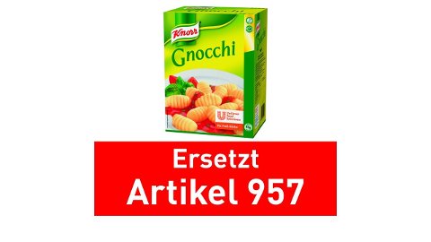 KNORR Gnocchi 4 kg - 