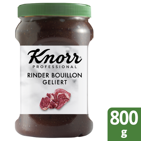 Knorr Professional Rinder Bouillon geliert 800 g  - KNORR Professional Bouillons geliert. So gut wie selbst gemacht.