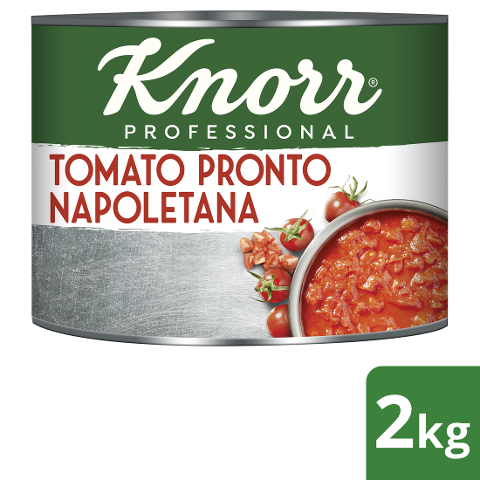 Knorr Tomato Pronto Napoletana Tomatensauce stückig 2 kg - Knorr Tomato Pronto Napoletana – Spart Arbeitsschritte und Zeit.
