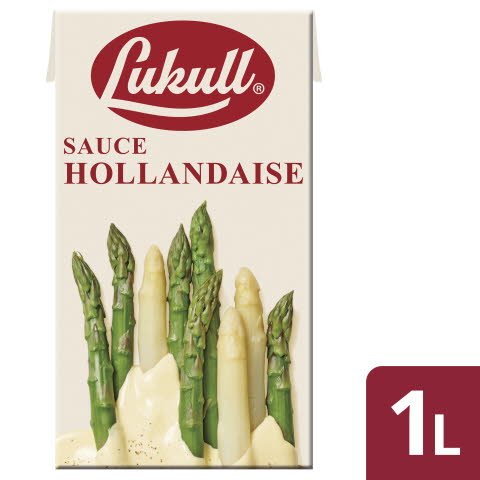 Lukull Sauce Hollandaise 1 L - Die Nr.1 – beliebter Geschmack und Stabilität in jeder Anwendung.