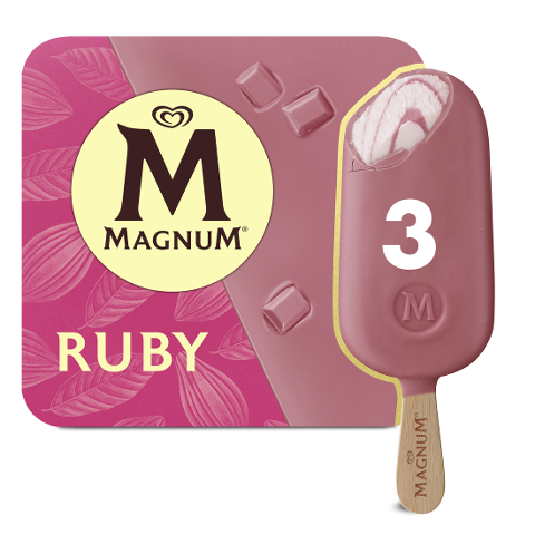 Magnum Collection Ruby Eis am Stiel 3 x 90 ml - 