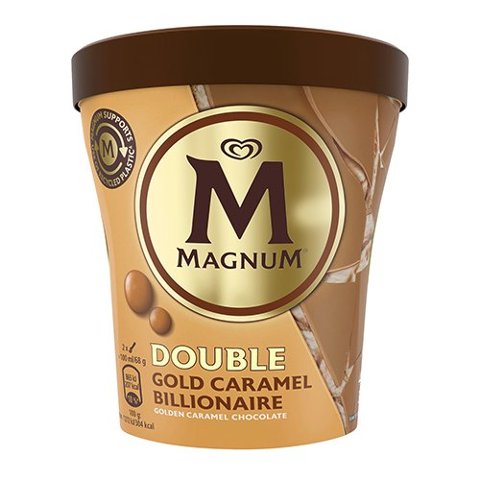 Magnum Double Gold Caramel Billionaire Becher 440 ml - 