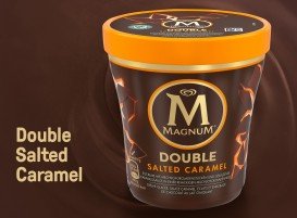 Magnum Double Salted Caramel Eis Becher 440 ml  - 