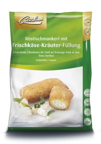 Caterline Röstischmankerl mit Frischkäse-Kräuter-Füllung 3 KG (50 Stk.à ca. 60 g)  - 