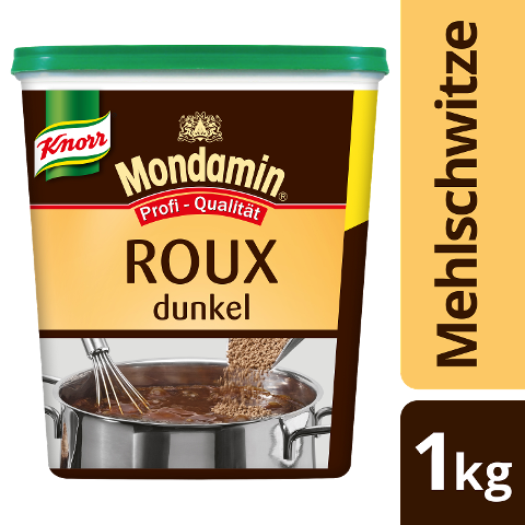 Mondamin Roux Klassische Mehlschwitze dunkel 1 kg - Mondamin Roux – authentisch hergestellt, gelingt immer. Ohne viel Aufwand.