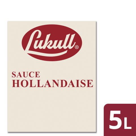 Lukull Sauce Hollandaise 1x5L BIB - Die Nr.1 – beliebter Geschmack und Stabilität in jeder Anwendung.