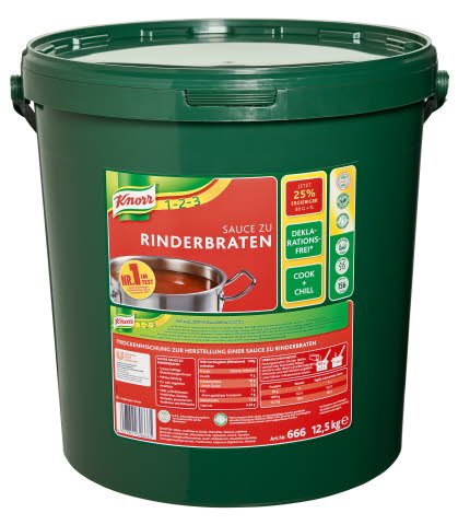 Knorr Professional Sauce zu Rinderbraten 1 x 12,5 kg - 