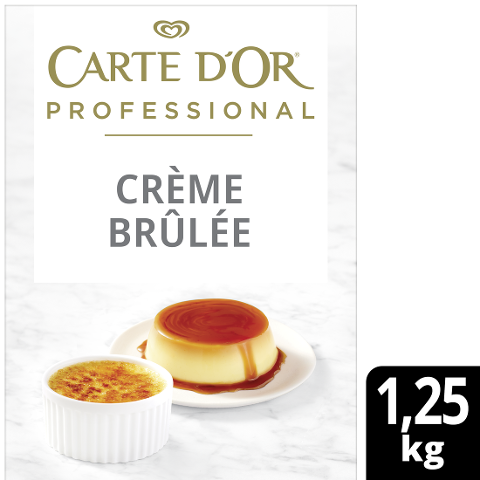 Carte D'Or Professional Creme Brulee 1x1,25 kg - Carte D'Or Professional Crème Brûlée - auf einfache Weise jedes Mal ein perfekt cremiges und knackiges Erlebnis kreieren. 