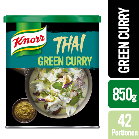 Knorr Thai Green Curry Paste 850 g - Authentische Produkte mit Zutaten aus Thailand.
