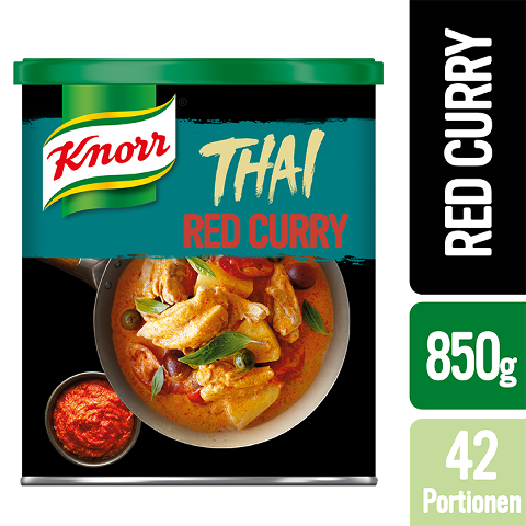 Knorr Thai Red Curry Paste 850 g - Authentische Produkte mit Zutaten aus Thailand. Knorr Thai Red Curry Paste 850 g - Authentische Produkte mit Zutaten aus Thailand.